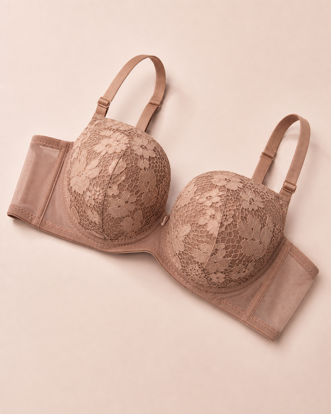 Classic Nude Lace Underwire Bra