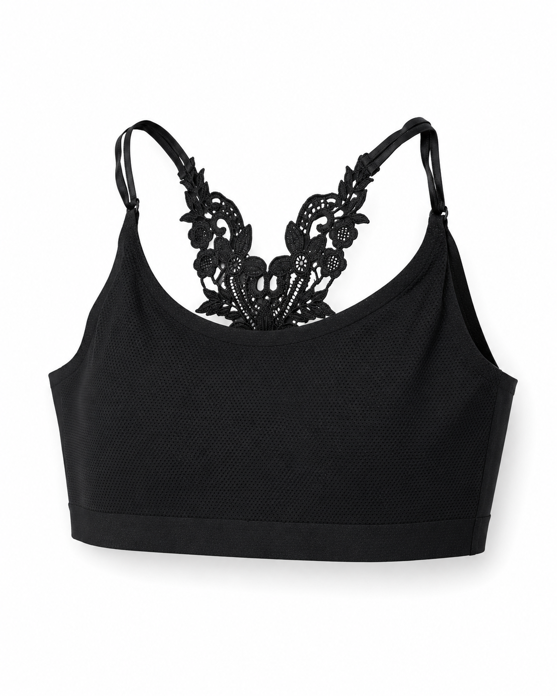 Midnight Butterfly Lace Racerback Bralette