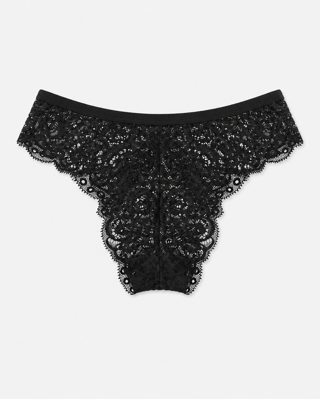 Black Floral Lace Panty