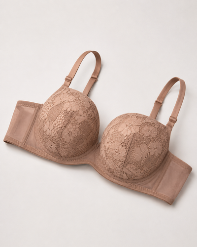 Classic Nude Lace Underwire Bra